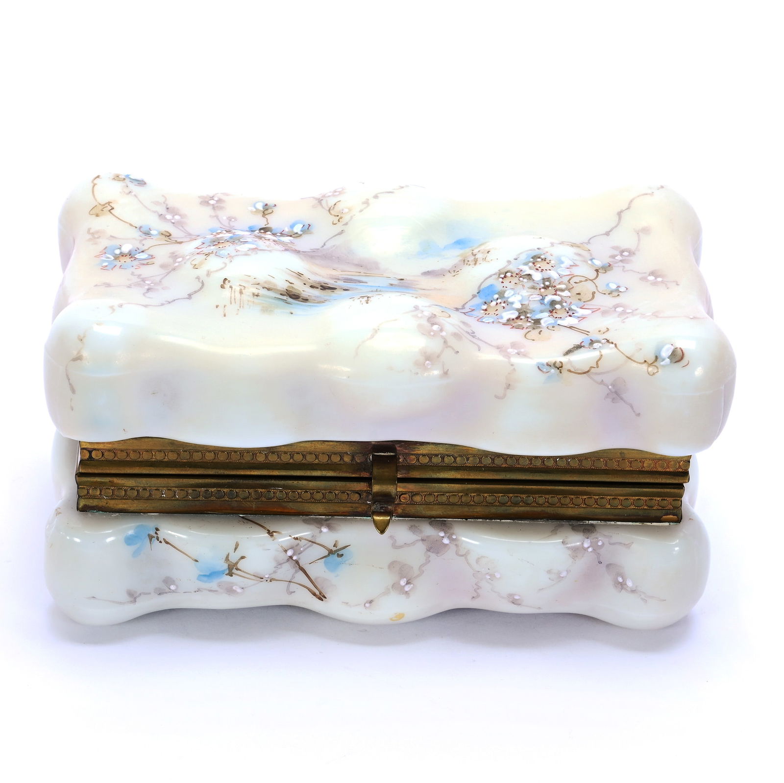 Jewel Box, Casket Shape, Unmarked Wave Crest, Egg Crate Mold (1 of 4)