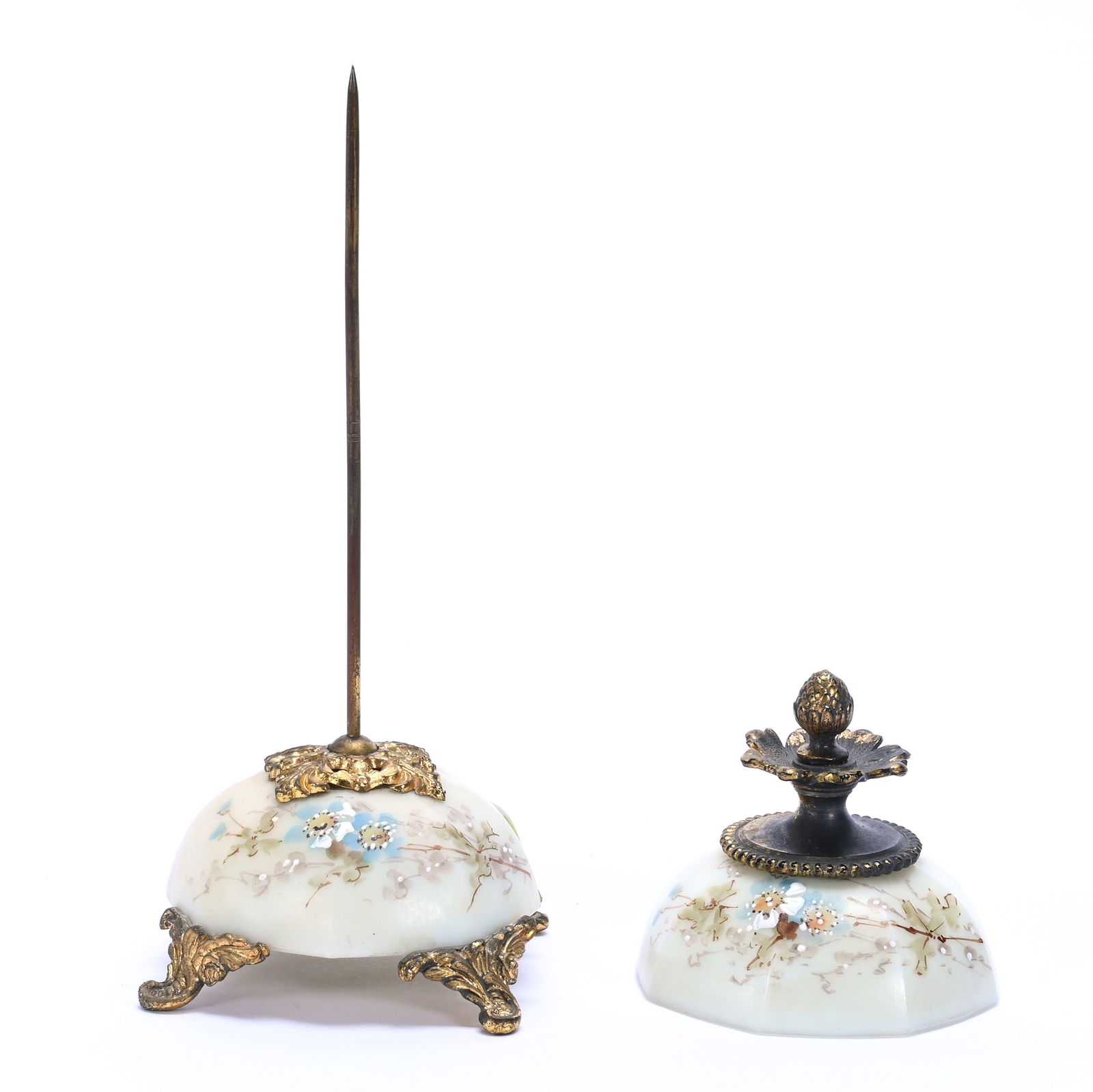 (2) Desk Items, Unmarked Wave Crest, Eight-Sided (1 of 3)