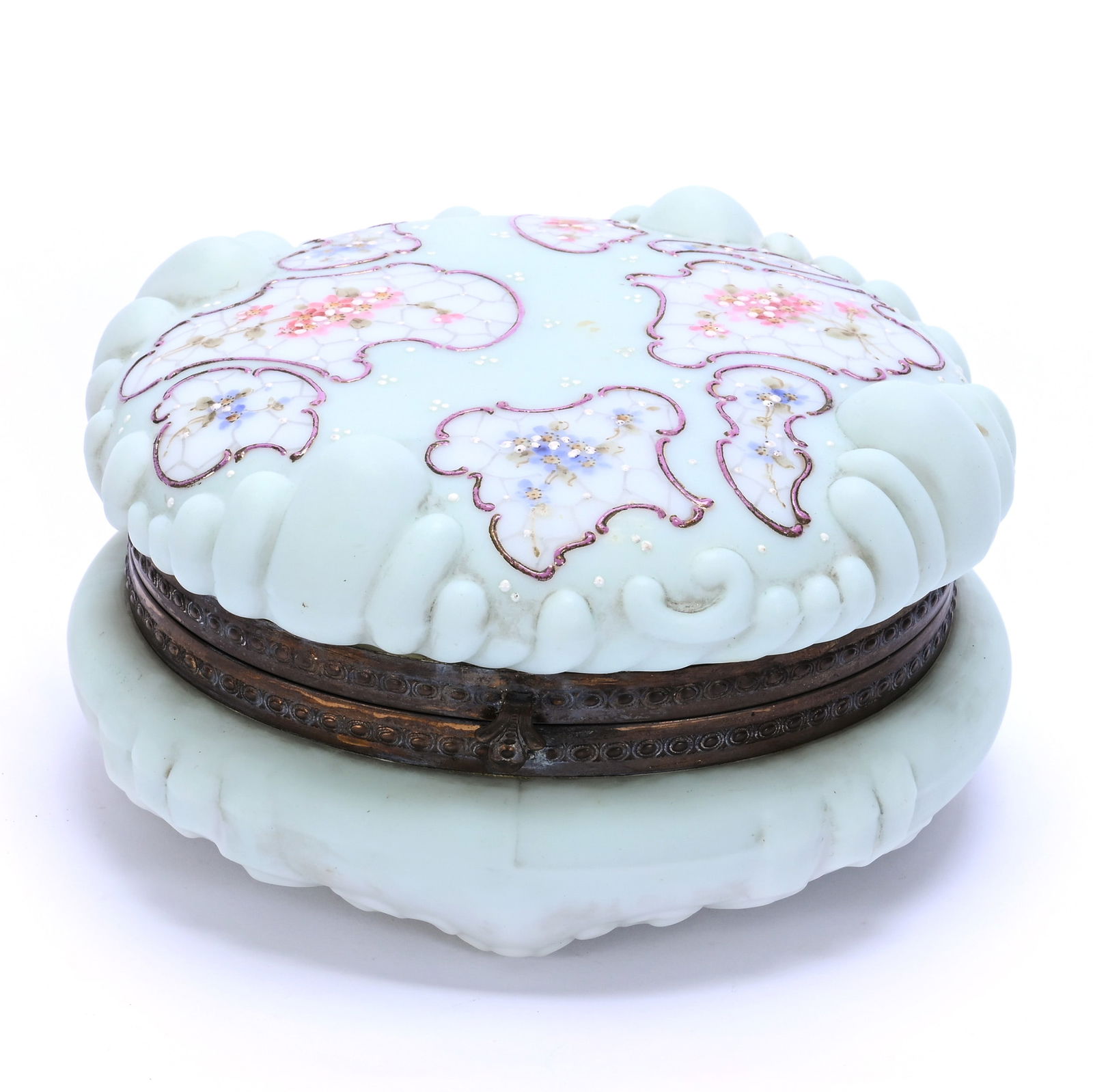 Dresser Box, Unmarked Wave Crest, Puff Mold (1 of 4)