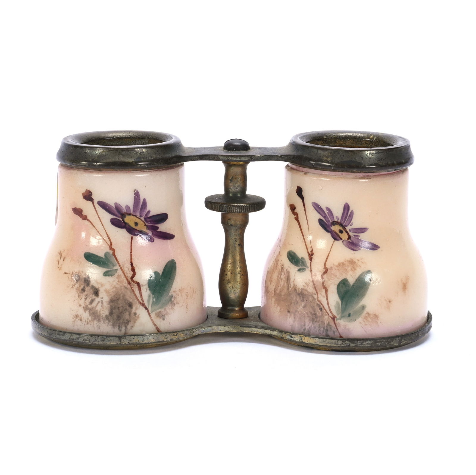 Double Toothpick Holder In Form Of Binoculars, Unmarked Wave Crest (1 of 3)