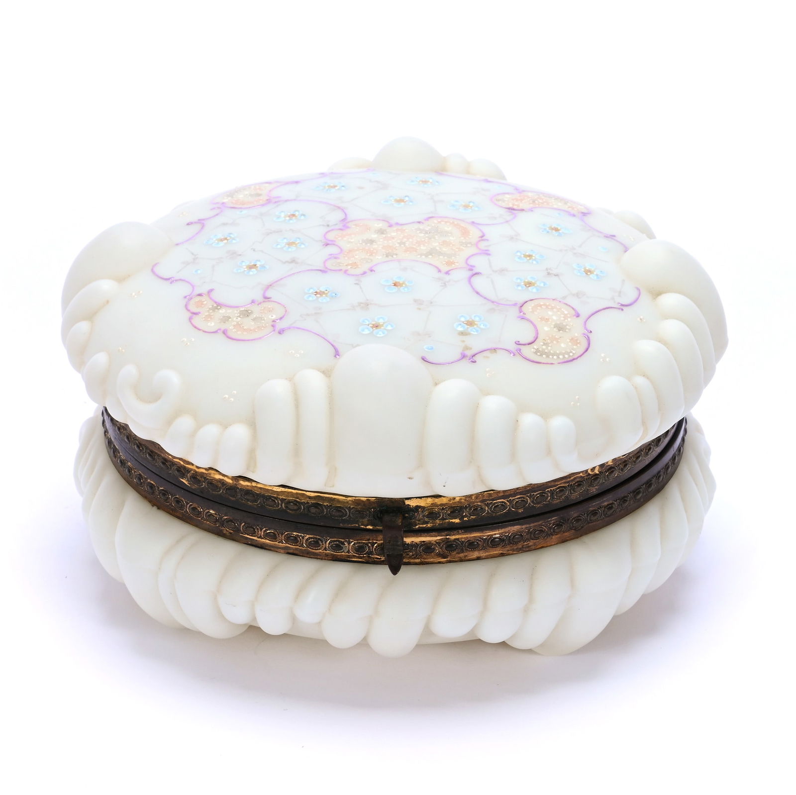 Dresser Box, Unmarked Wave Crest, Puff Mold (1 of 4)