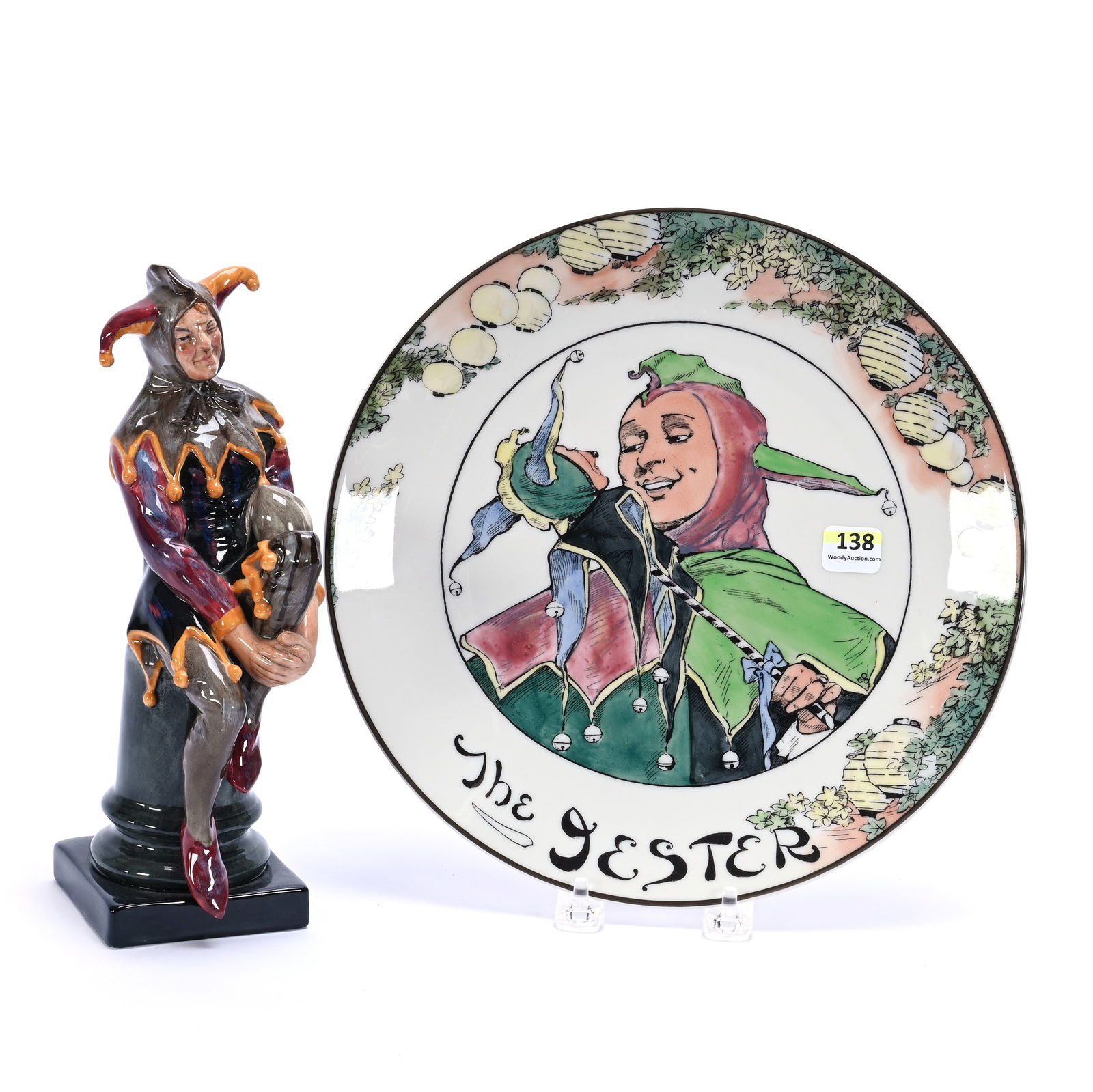 (2) Royal Doulton Jester Items (1 of 3)
