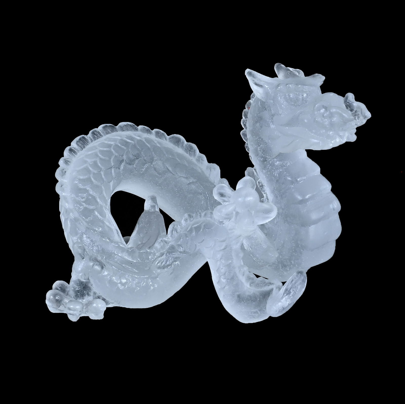 New In Box Figurine, Signed Daum France (1 of 4)