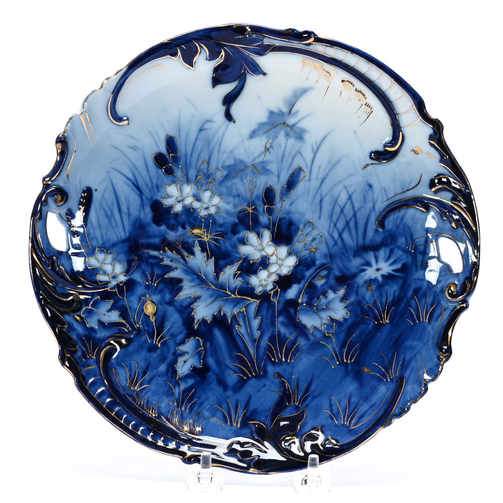 Two Handled Cake Plate, R.S. Steeple Mark (1 of 2)