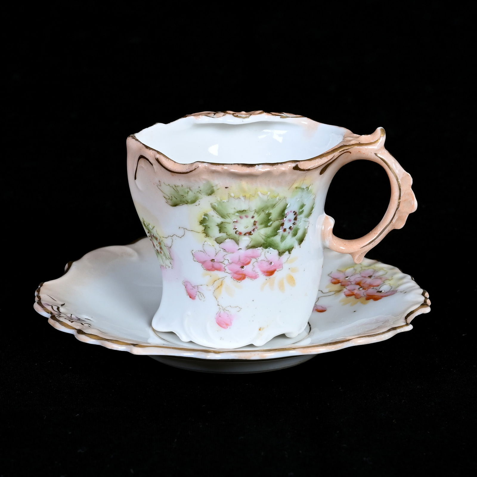 Cup And Saucer, Unmarked R.S. Prussia (1 of 3)