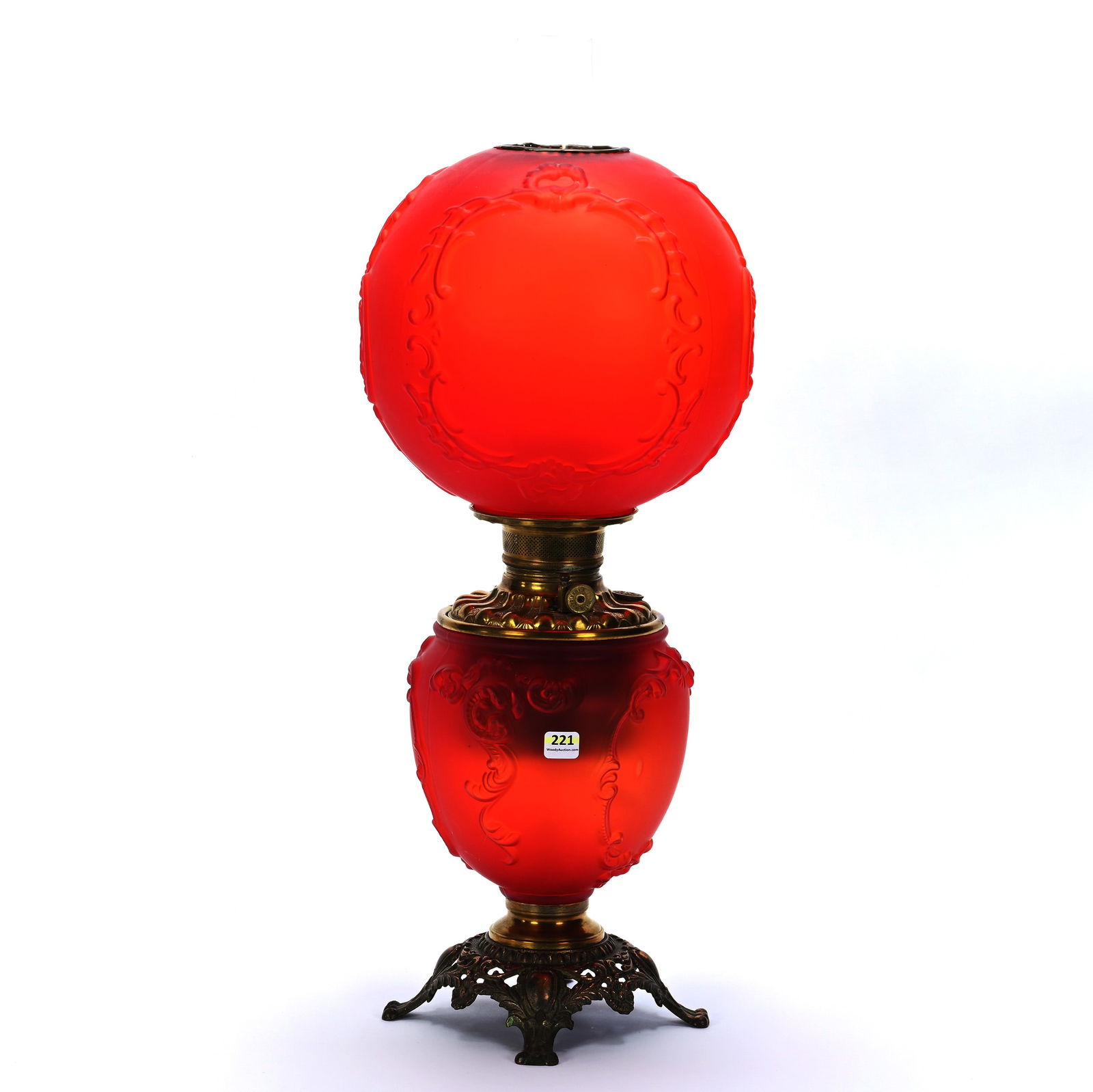 Gone With The Wind Lamp Attributed To Consolidated (1 of 3)