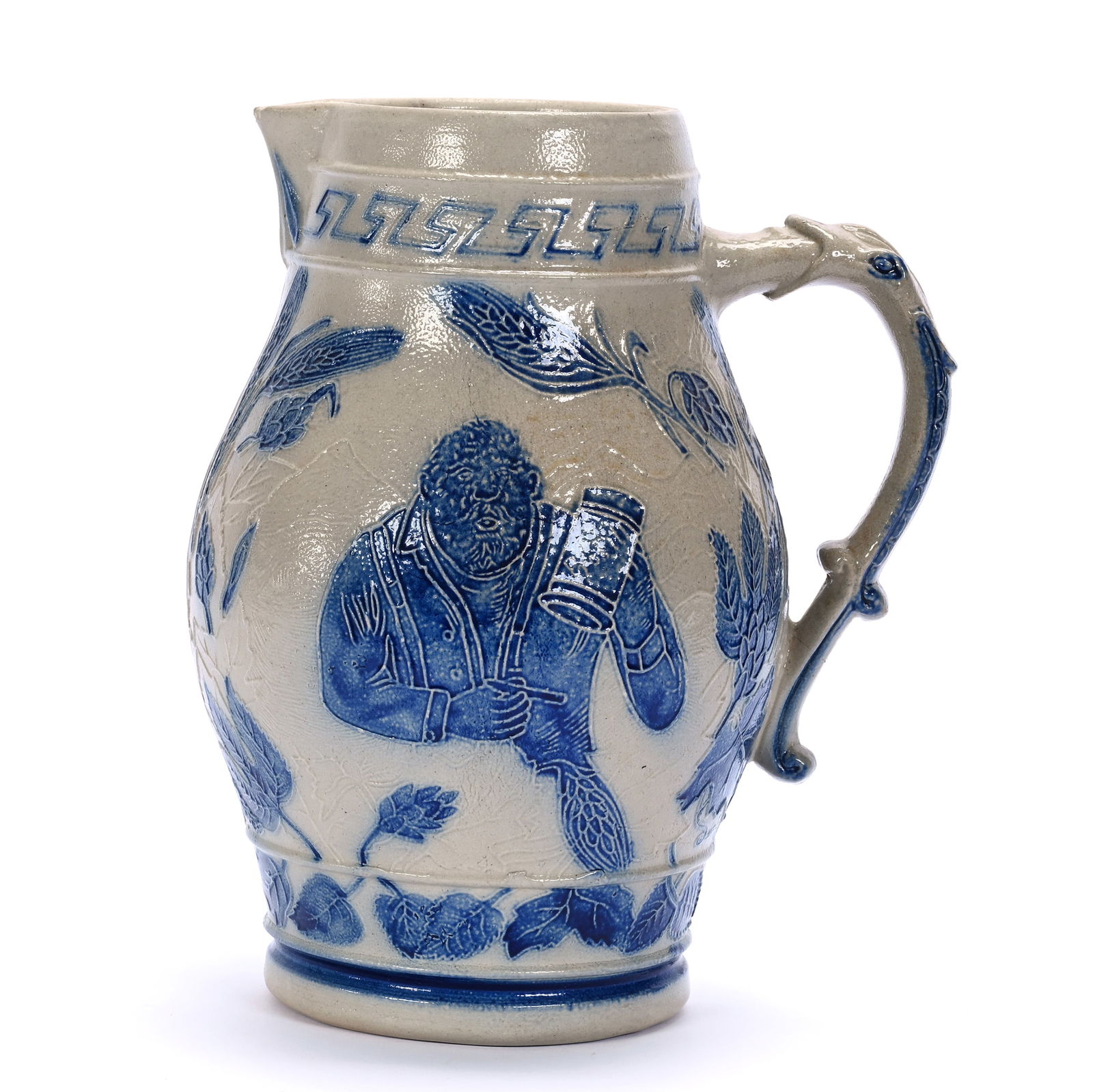 Salt Glaze Pitcher By American White's Pottery (1 of 4)