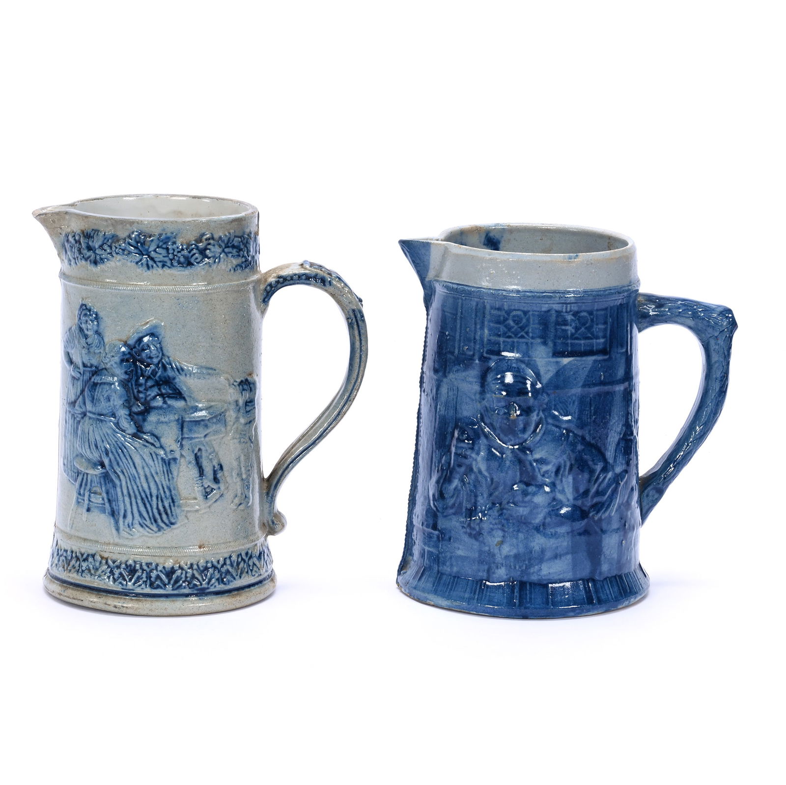 (2) Salt Glaze Pitchers (1 of 6)