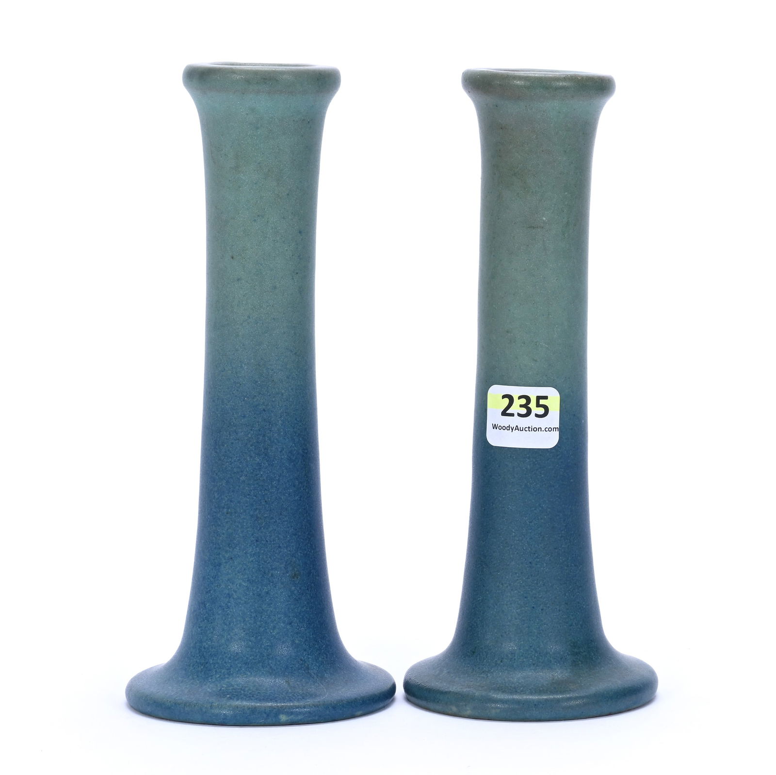 Pair Of Candlestick Holders, Marked Van Briggle Art Pottery (1 of 2)