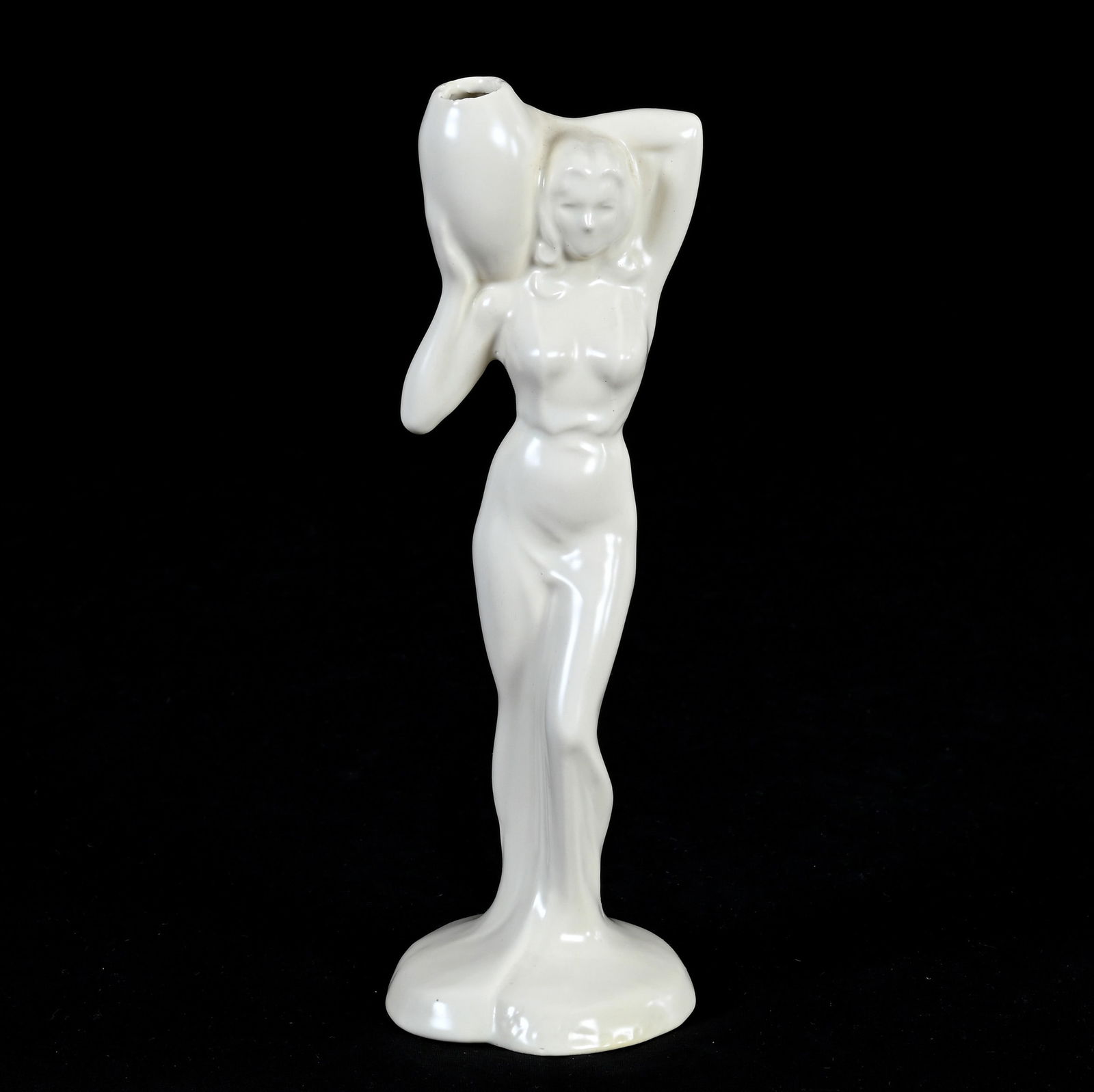 Figural Bud Vase, Unmarked Metlox Art Pottery (1 of 3)