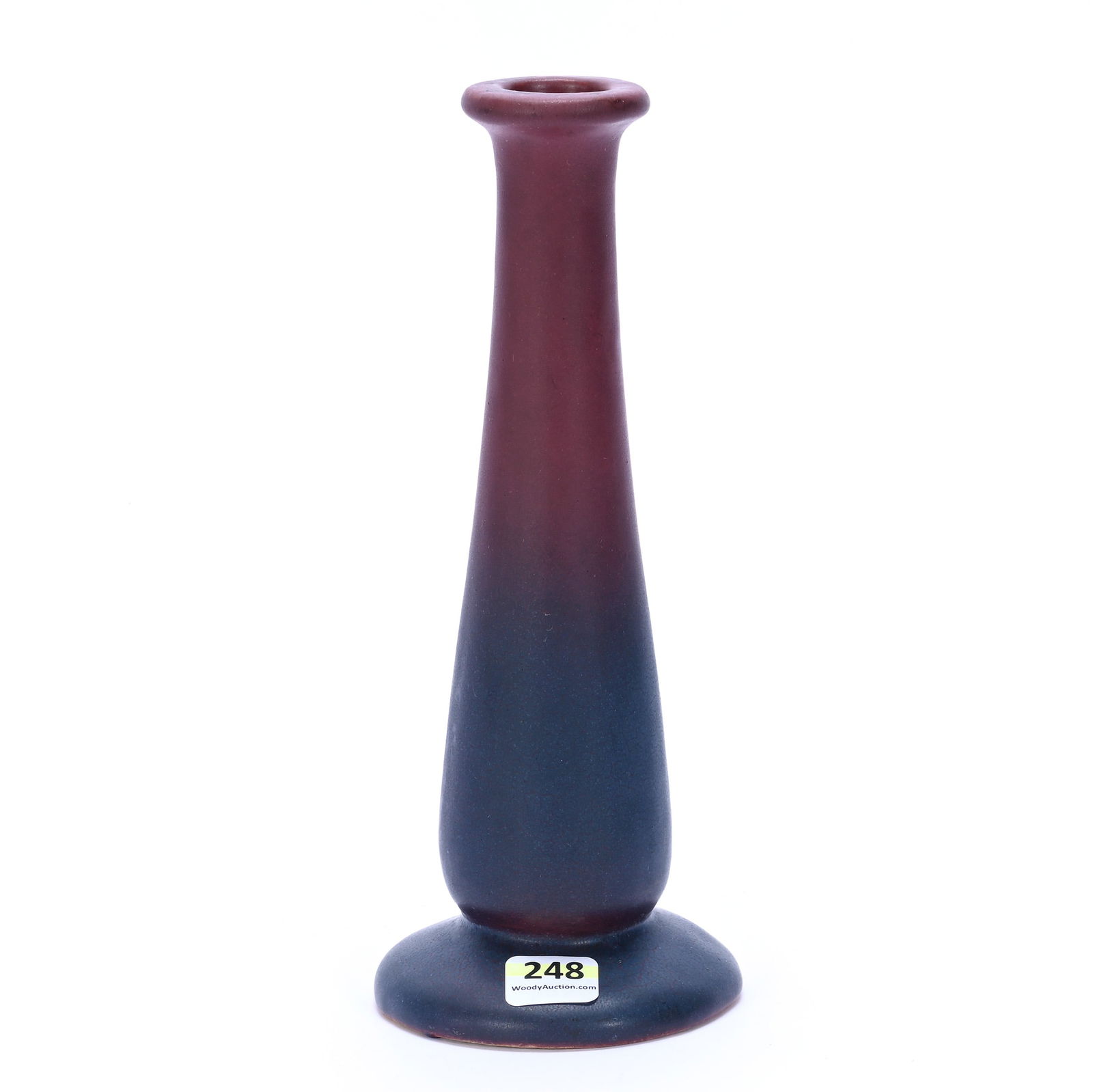 Single Candlestick Holder, Marked Van Briggle Art Pottery (1 of 2)