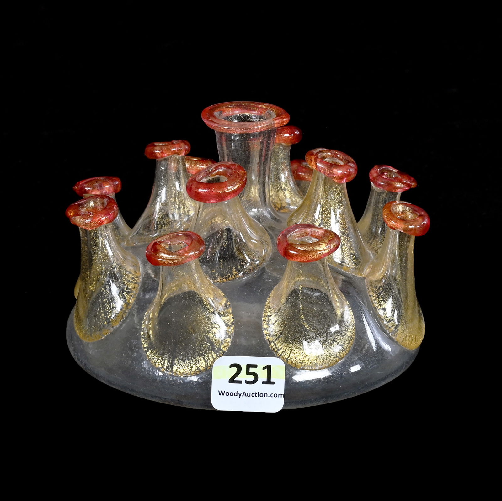 Flower Frog, Venetian Art Glass (1 of 3)