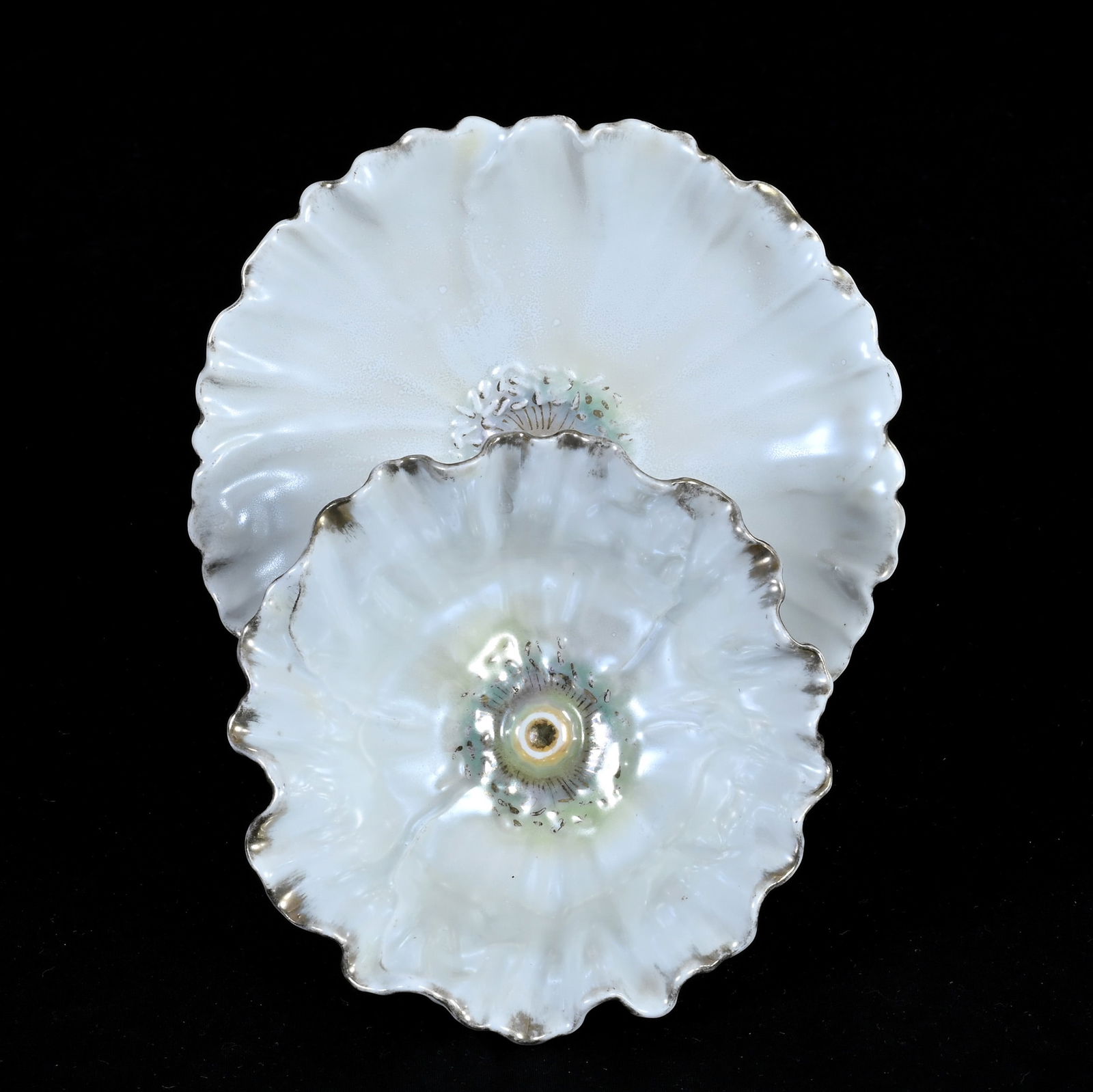 Mayonnaise Bowl And Underplate, Royal Bayreuth Blue Mark (1 of 4)