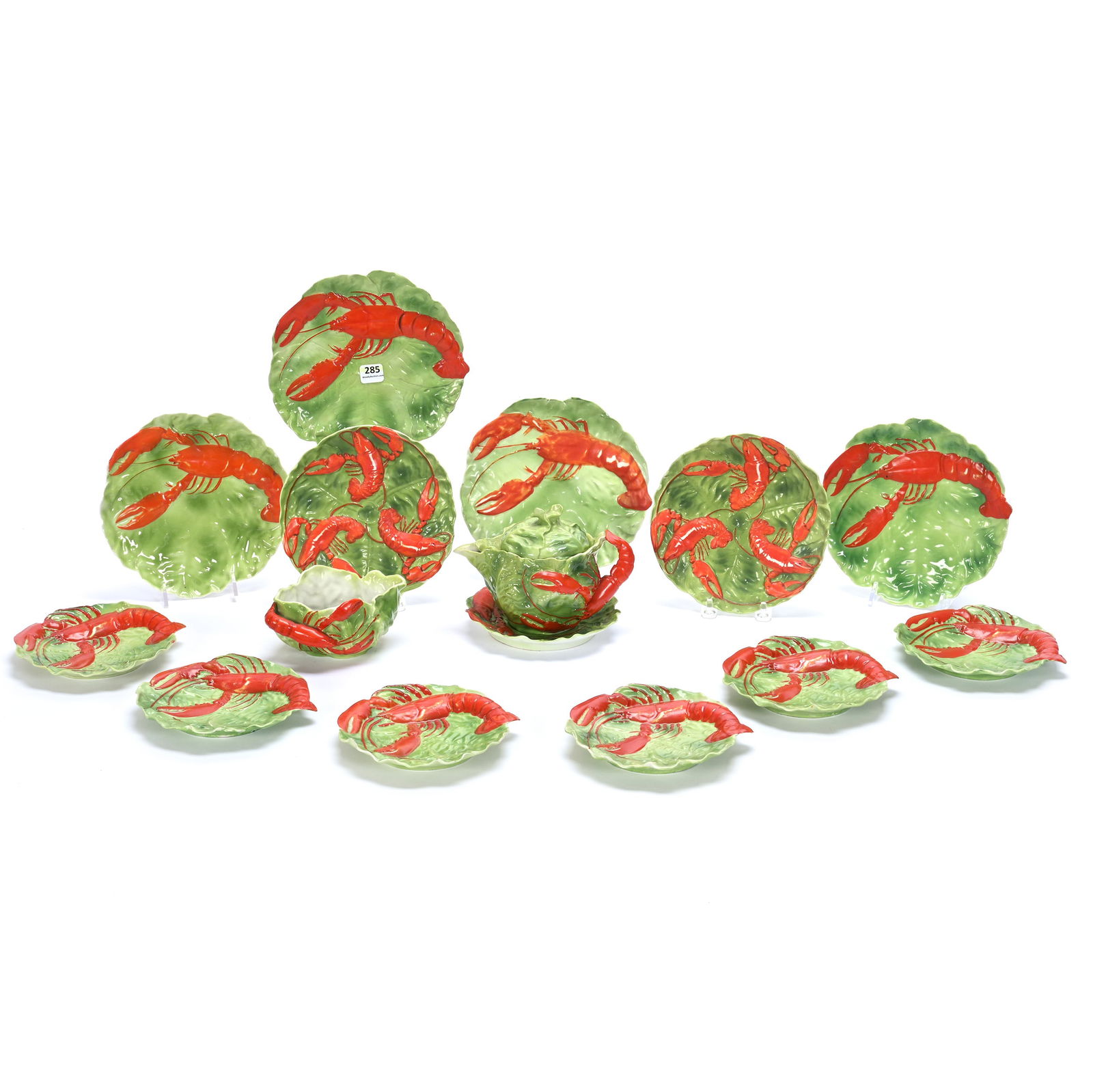 (14) Lobster And Lettuce Items Unmarked Royal Bayreuth (1 of 3)