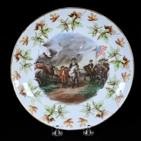 Plate, Royal Bayreuth Green Mark