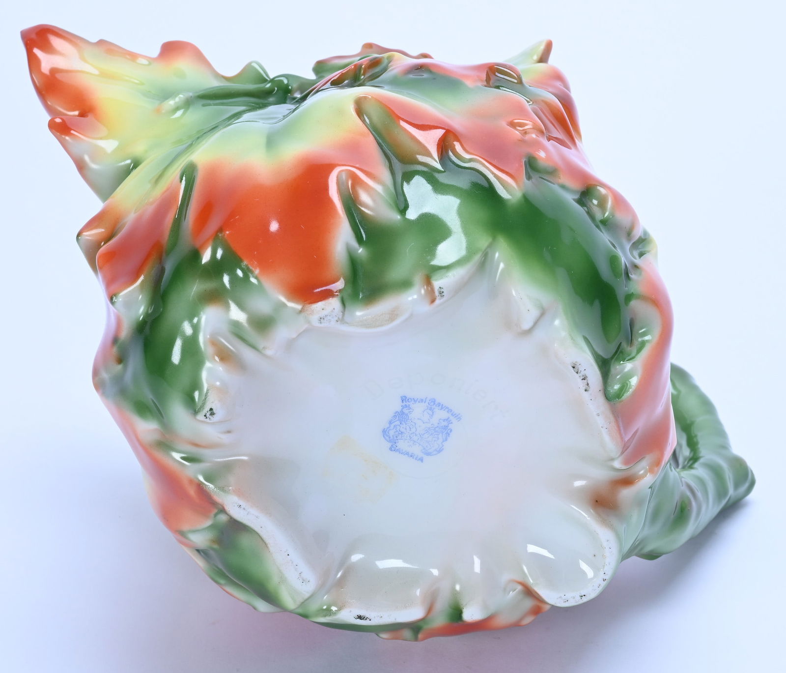 Water Pitcher, Royal Bayreuth Blue Mark - 3