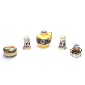 (4) Royal Bayreuth Blue Mark Items