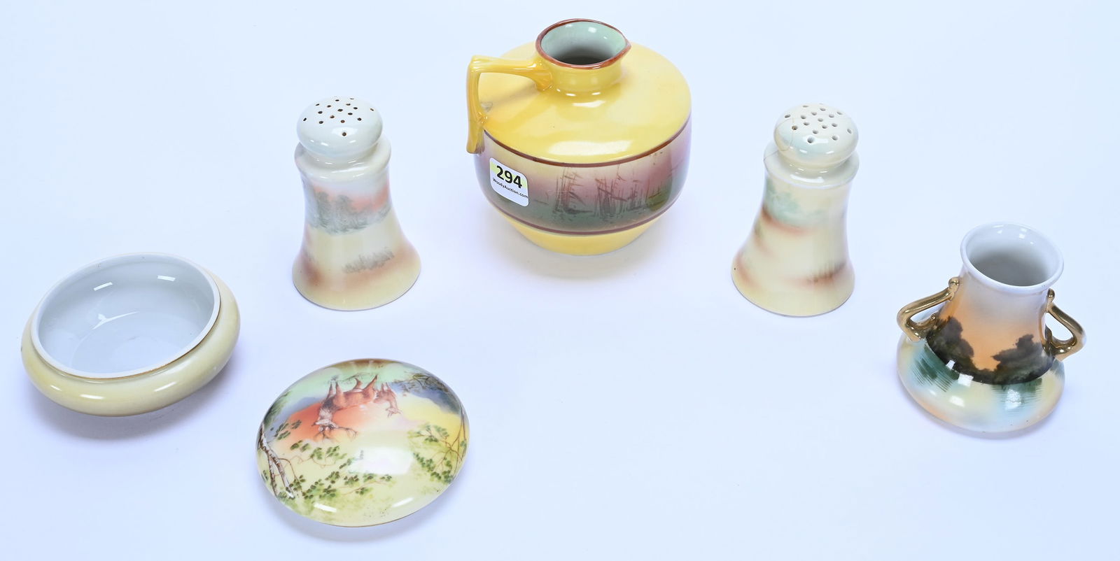 (4) Royal Bayreuth Blue Mark Items - 2