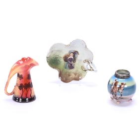 (3) Royal Bayreuth Items With Blue Mark