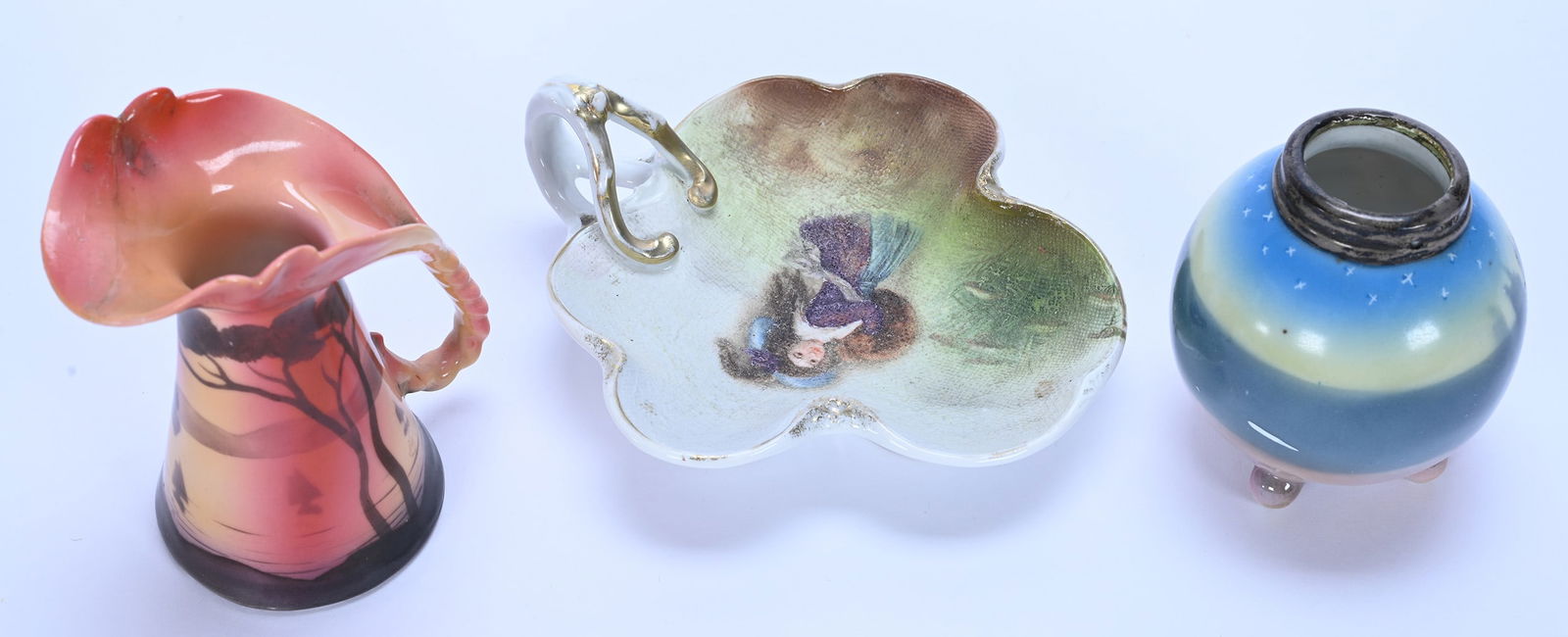 (3) Royal Bayreuth Items With Blue Mark - 2