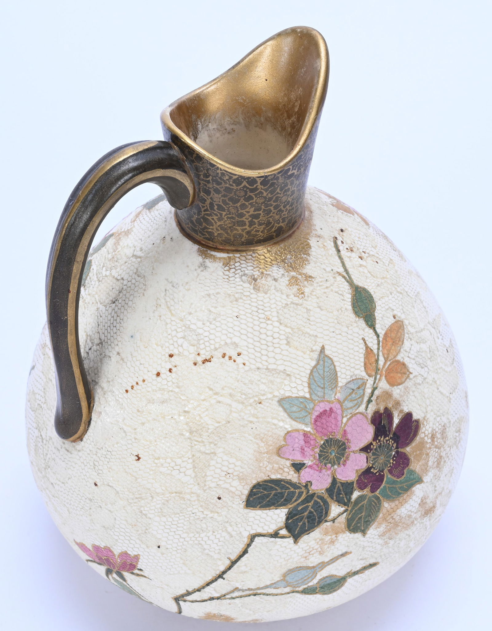 Handled Ewer, Marked Doulton & Slater - 2