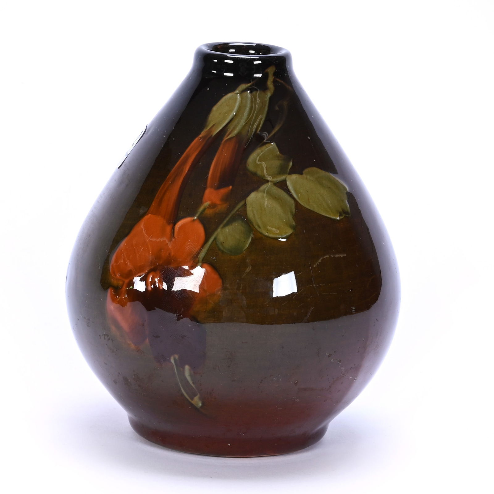 Vase, Unmarked American Art Pottery (1 of 3)