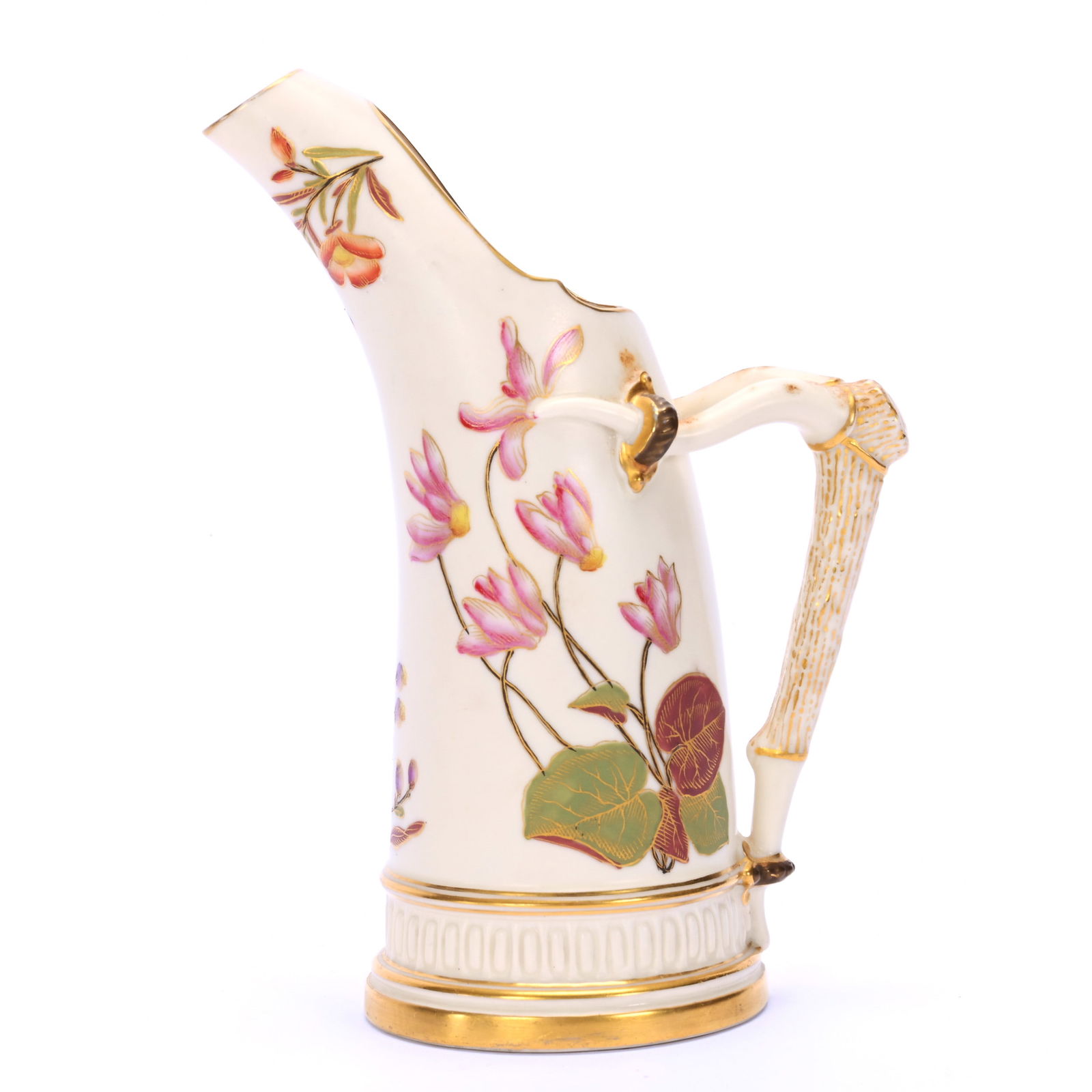 Tusk Shaped Pitcher, Marked Royal Worcester #1116 (1 of 3)