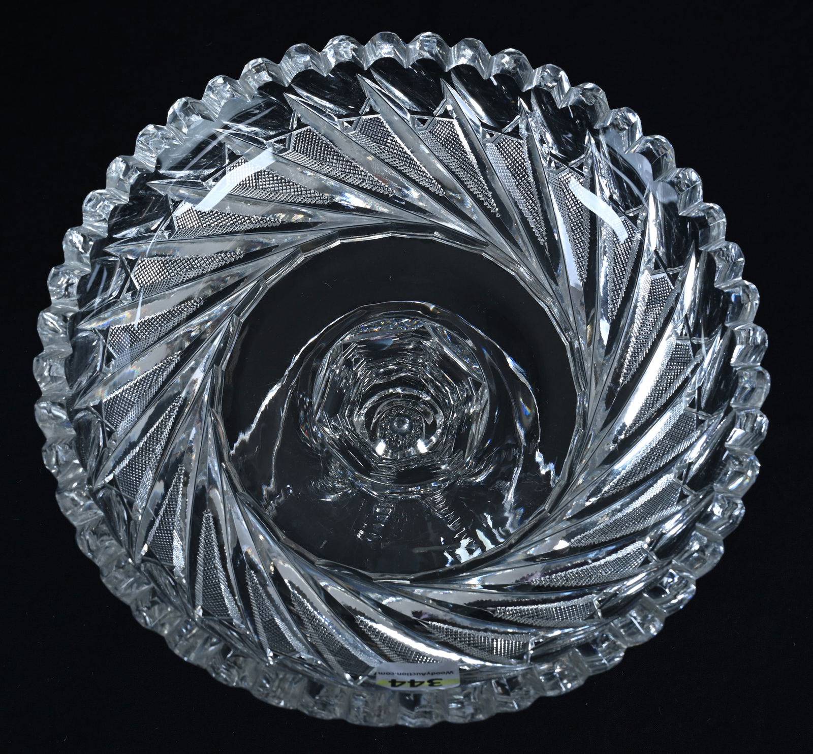 Compote, American Brilliant Cut Glass, Resembles Iorio Pattern By Empire - 2