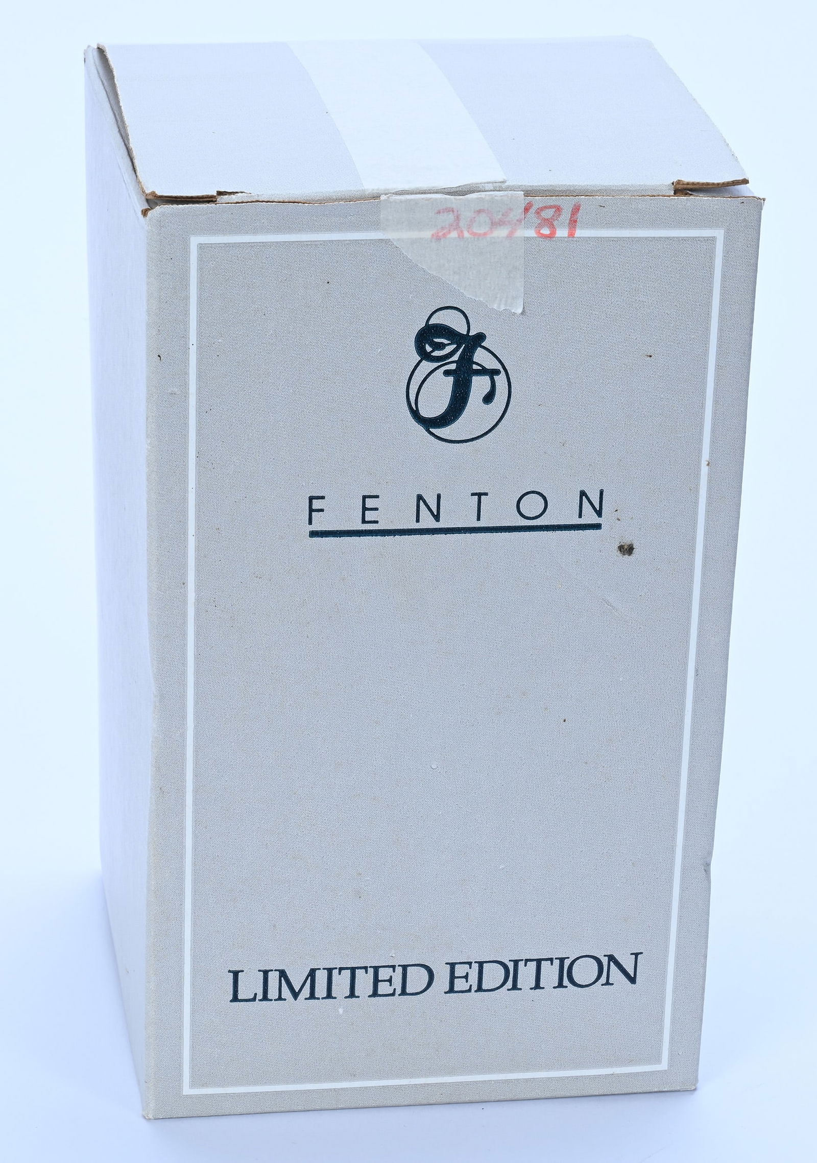 Vase, Contemporary Fenton, Vaseline Opalescent Pulled Loop Design - 5