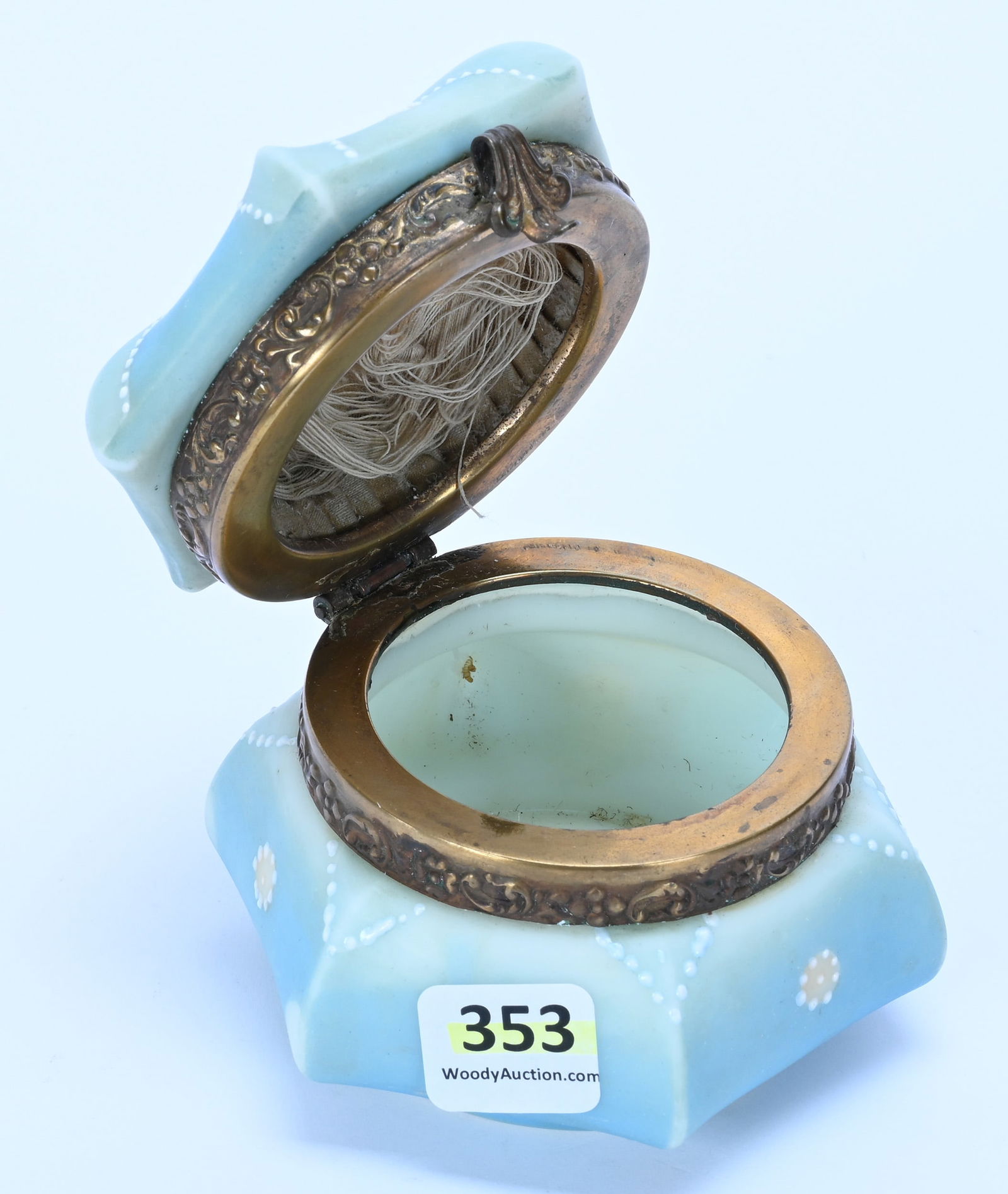 Six Sided Jewel Box, Marked Nakara - 2