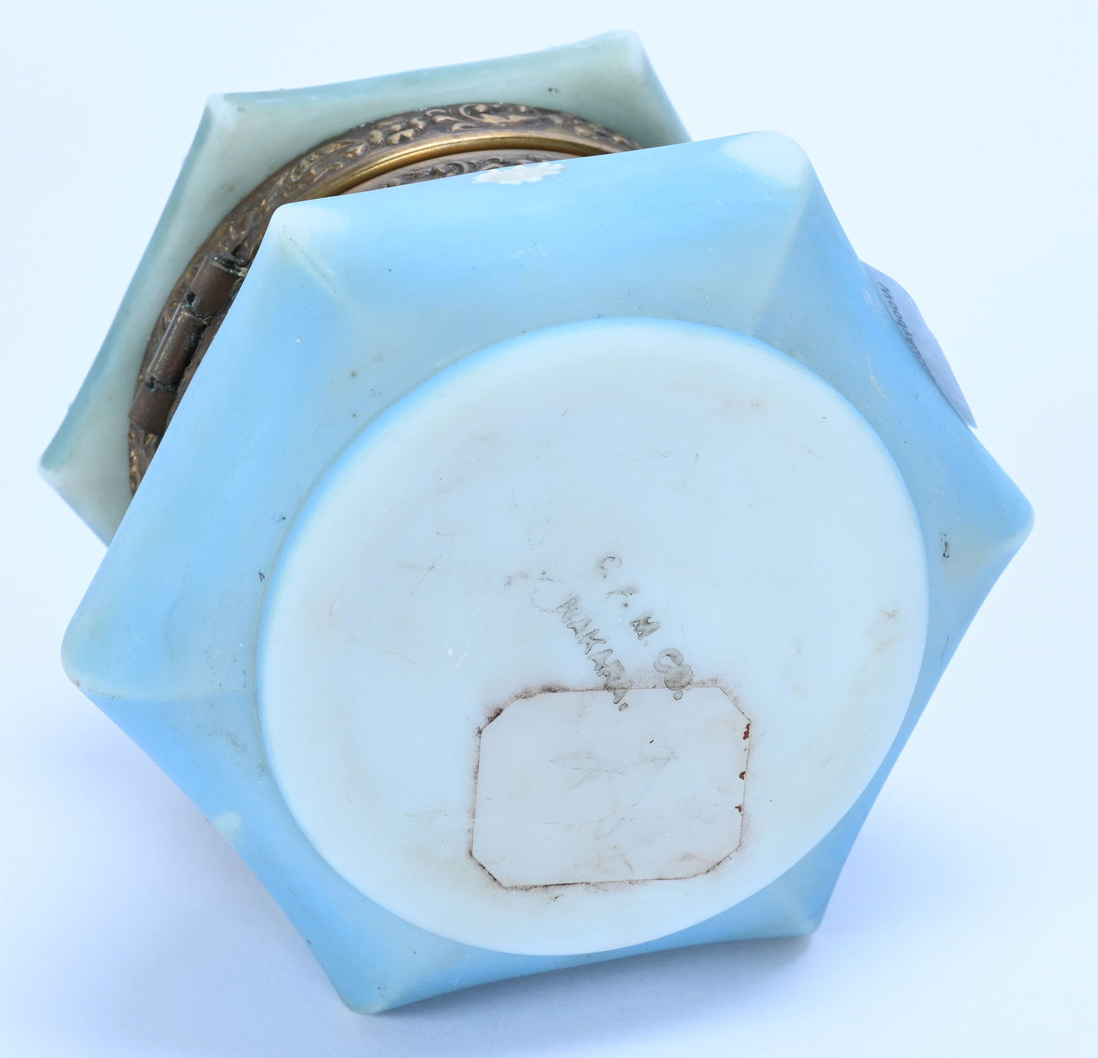 Six Sided Jewel Box, Marked Nakara - 4