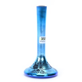 Bud Vase, Unmarked Steuben Aurene Art Glass