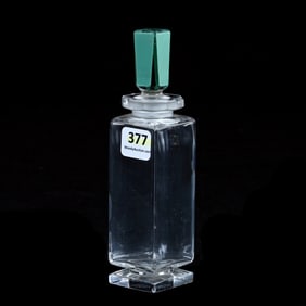 Perfume Bottle, Marked Baccarat, Circa 1927