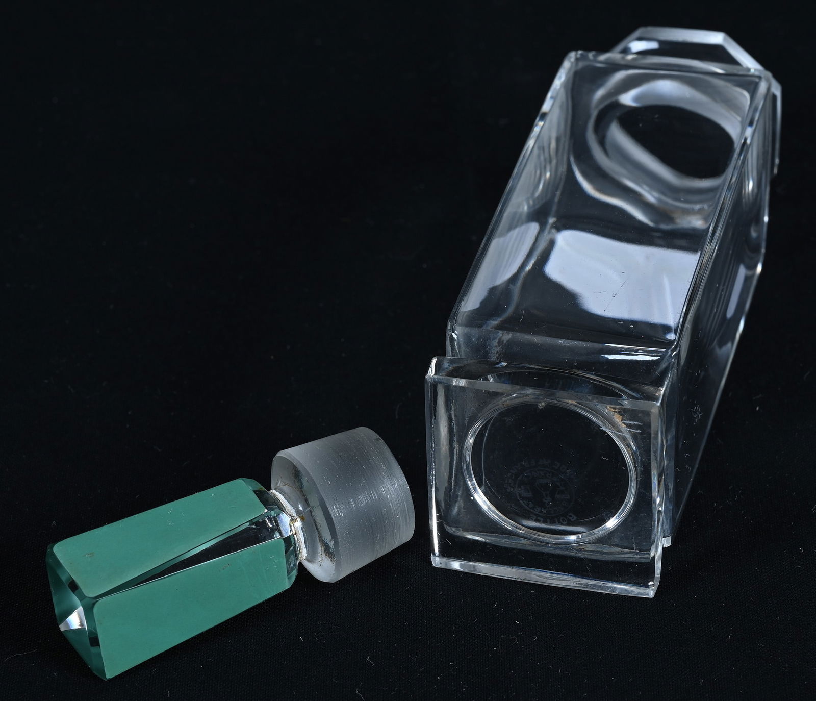 Perfume Bottle, Marked Baccarat, Circa 1927 - 2