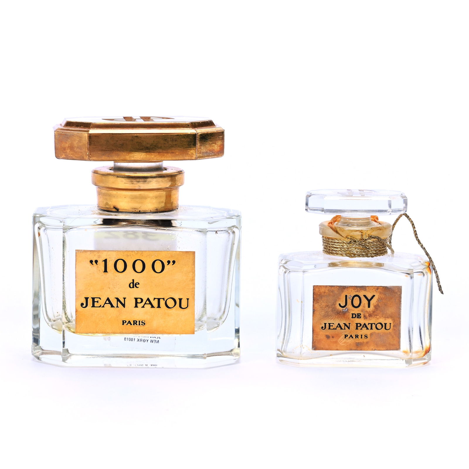 (2) French Perfume Bottles, Made For Jean Patou (1 of 3)