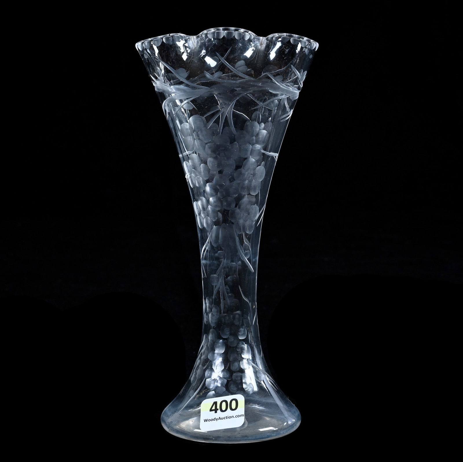 Three Section Bud Vase, Marked S&W (Stevens And Williams) (1 of 3)