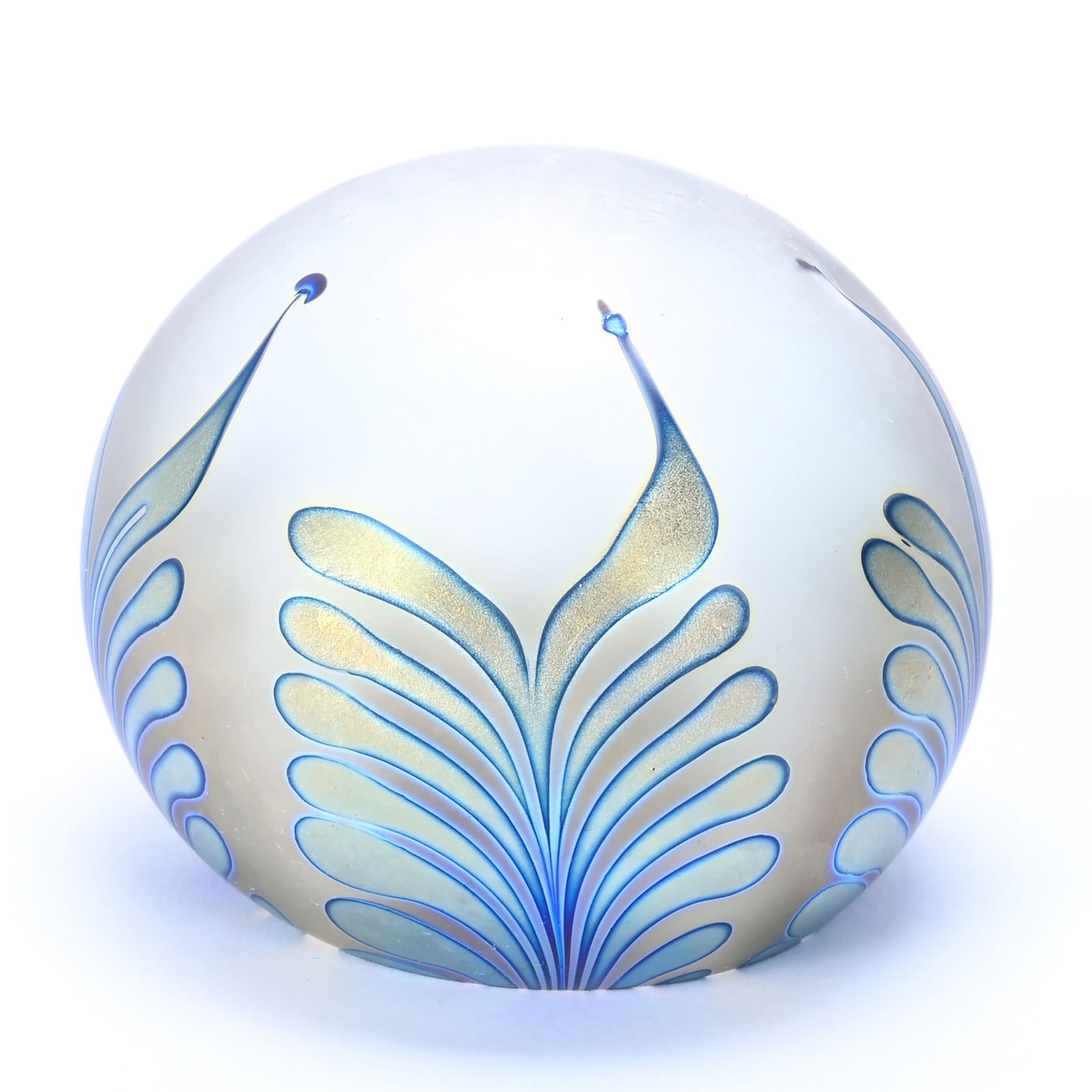 Paperweight, Contemporary Art Glass, Signed Daniel Lotten Studio, Dated 1995 (1 of 3)