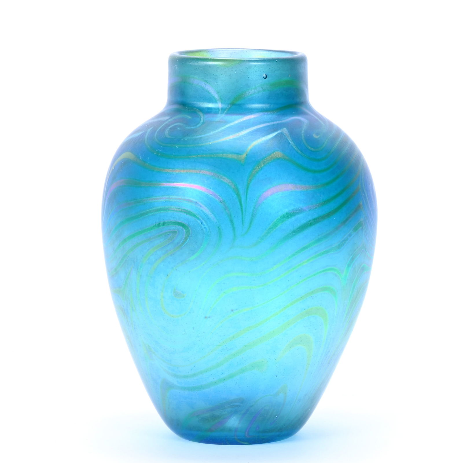 Vase, Contemporary Art Glass, Signed Phoenix Studios, Dated 1995 (1 of 3)