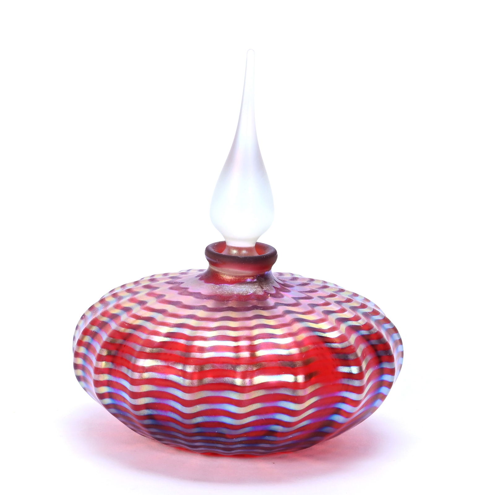 Perfume Bottle, Contemporary Art Glass, Correia, Dated 1985 (1 of 4)