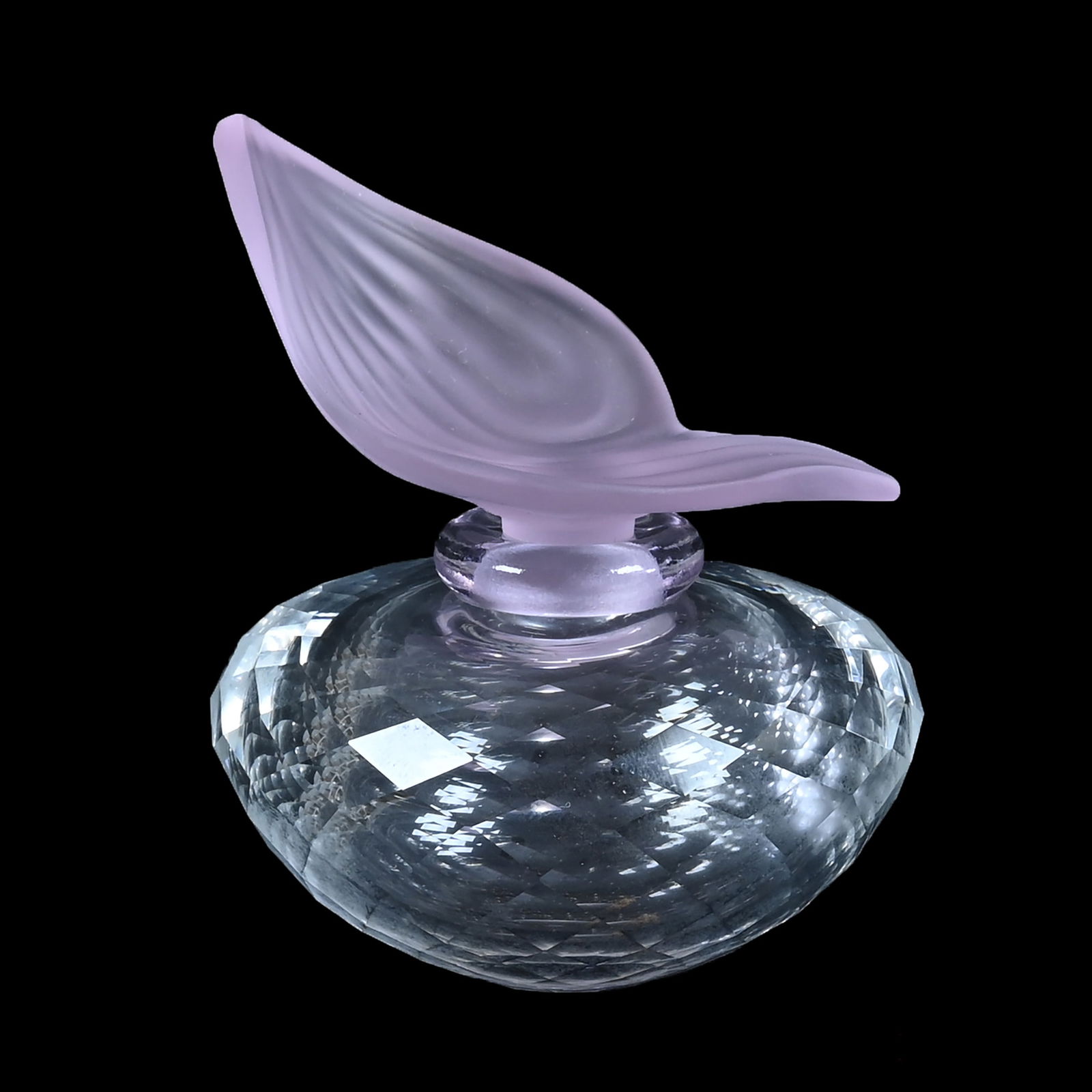 Perfume Bottle Marked Swarovski Crystal, Rose Flacon Pattern (1 of 4)
