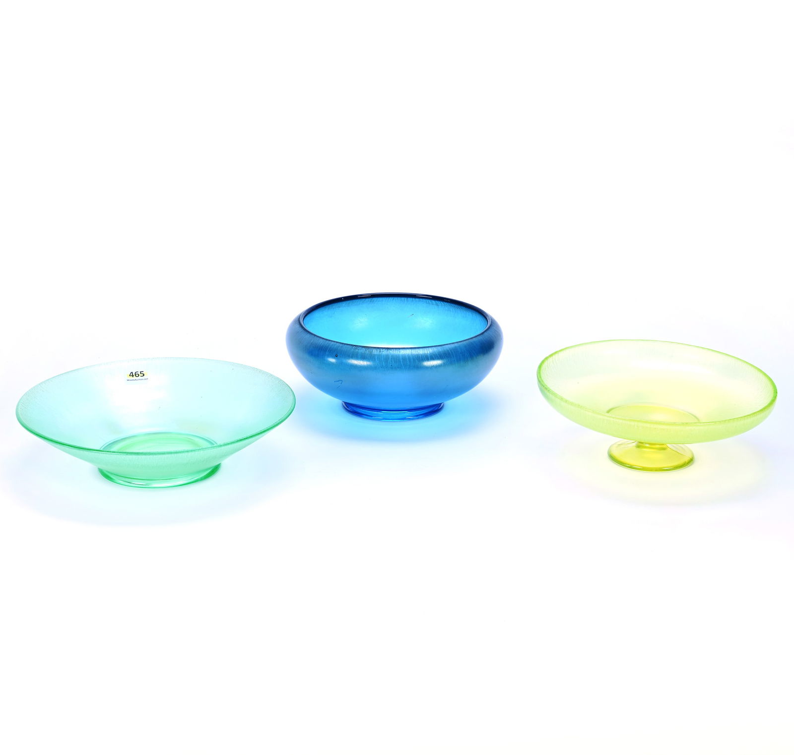 (3) Fenton Stretch Glass Bowls (1 of 4)