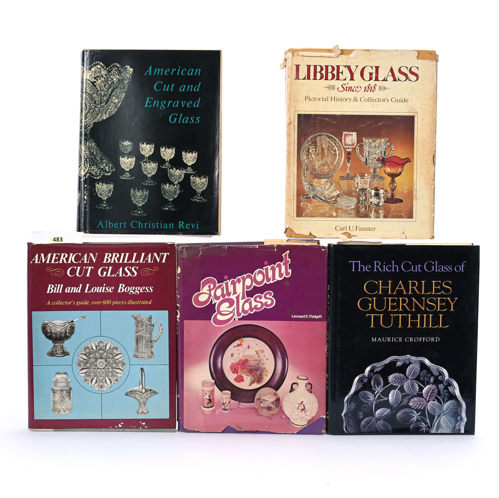 (5) Books About American Brilliant Cut Glass (1 of 2)