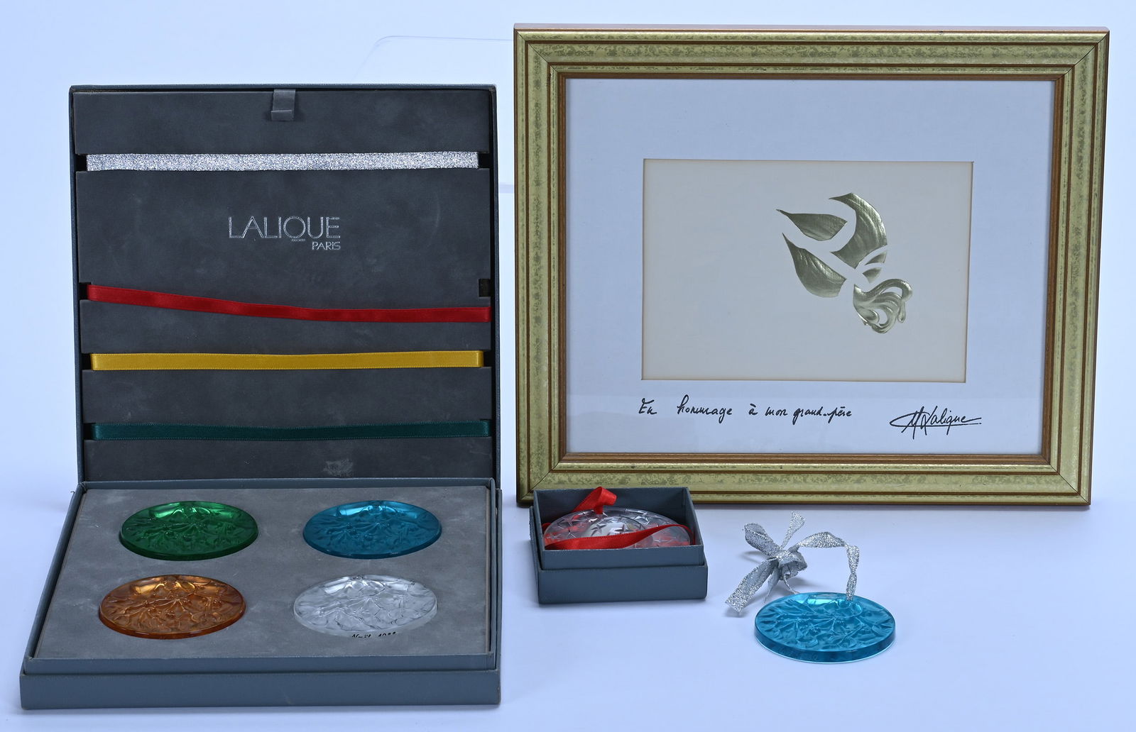 (7) Signed Lalique Items - 3