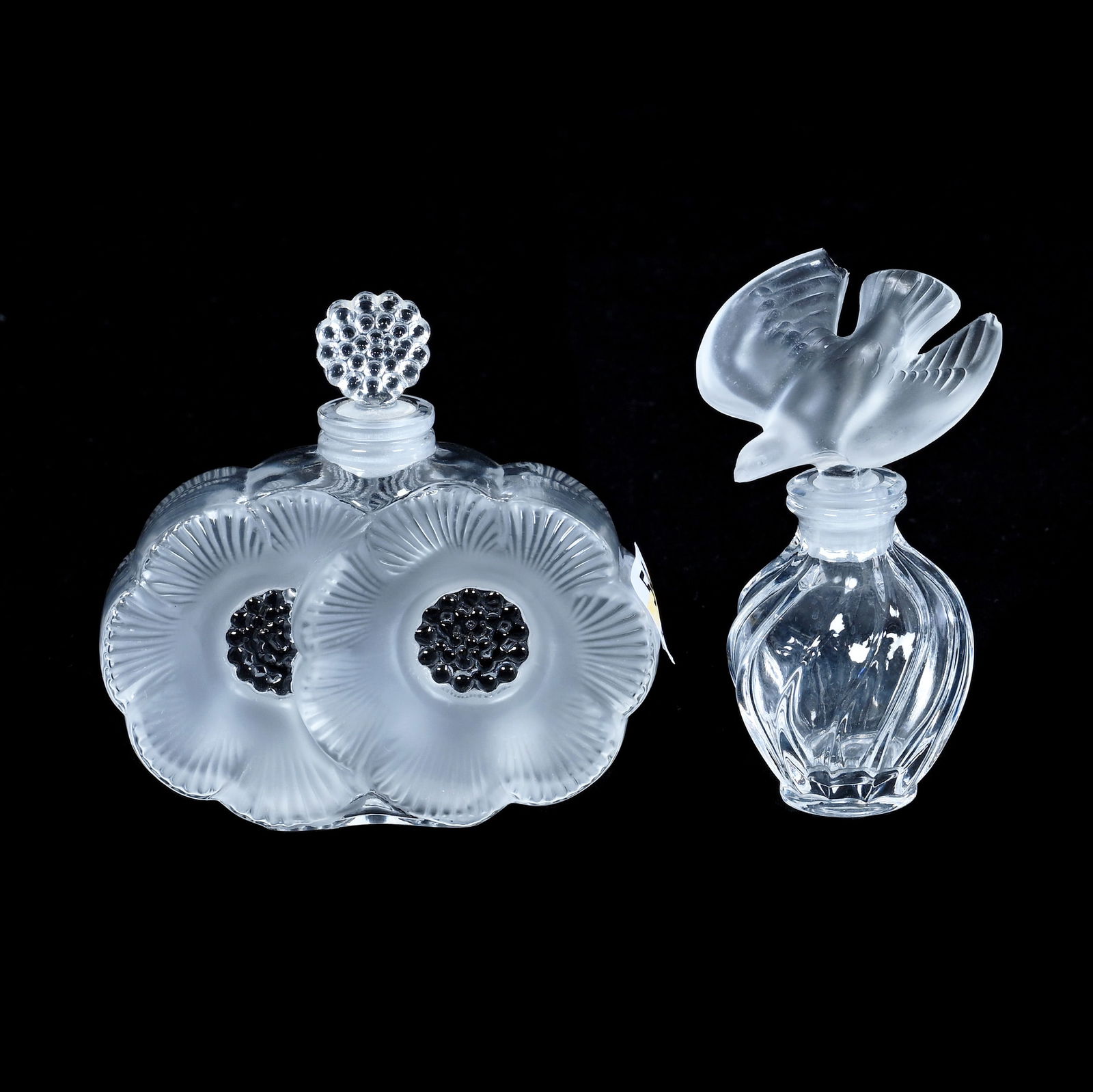 (2) Perfume Bottles, By Lalique France (1 of 5)