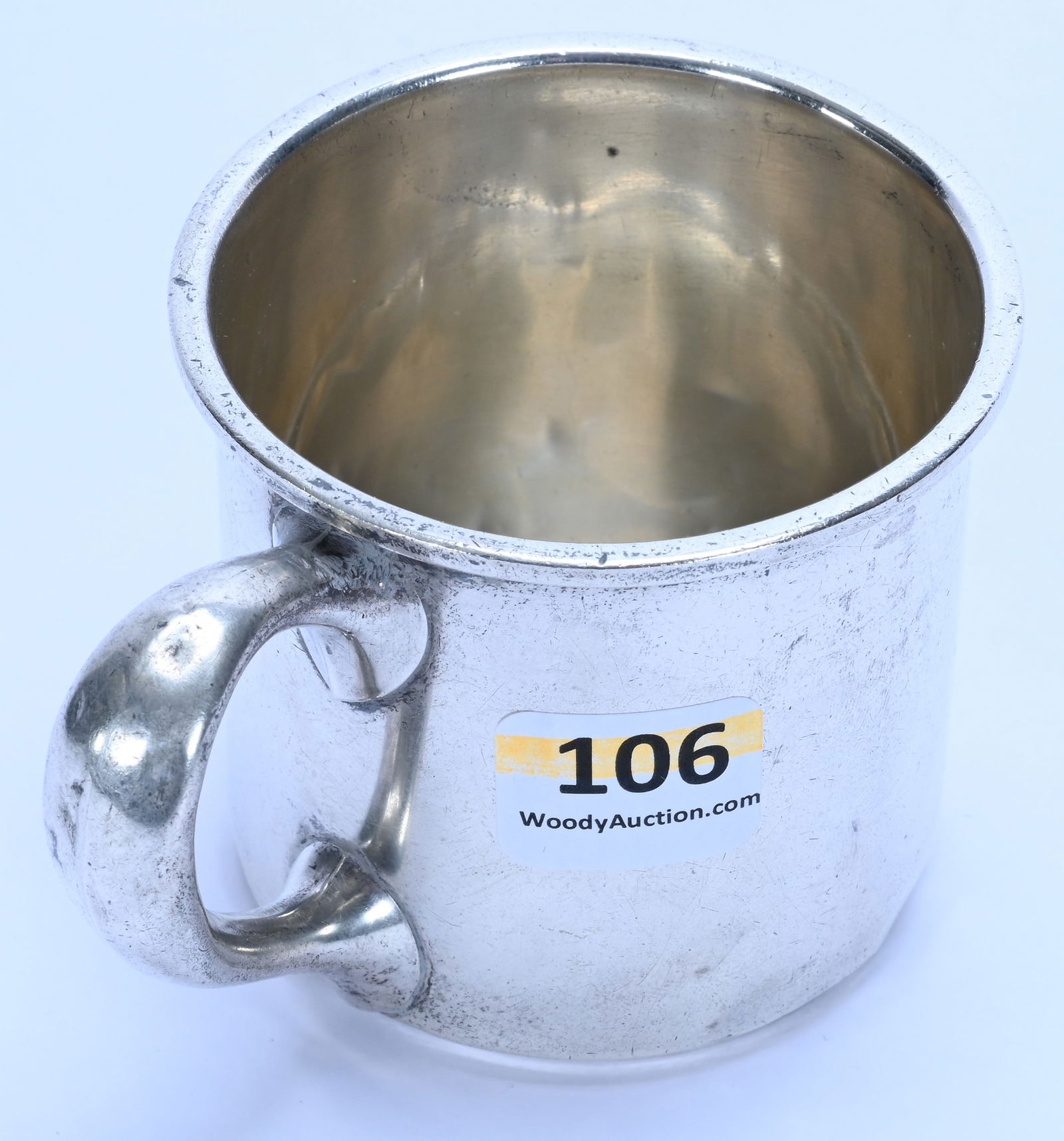 Mug, Solid Sterling Silver Marked Webster Company - 2