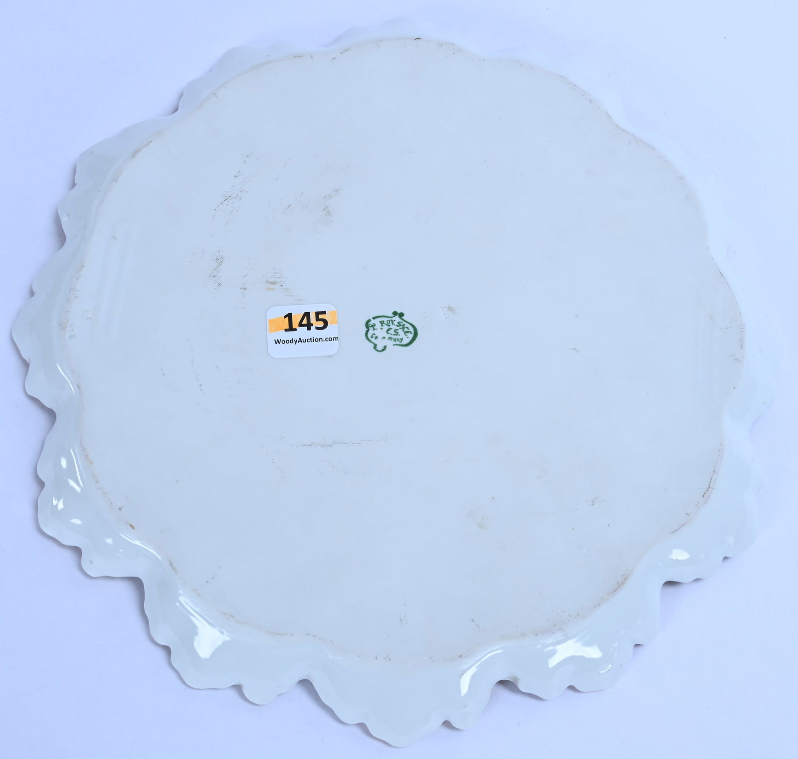 Round Tray, Marked Prov Saxe - 2