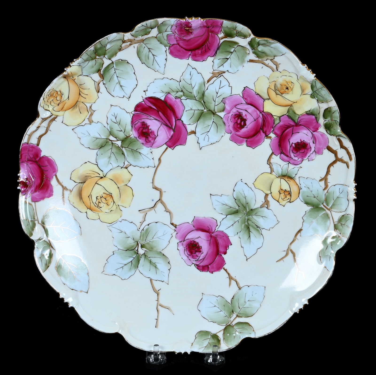 Charger, Marked Vienna Hand Painted China (1 of 2)