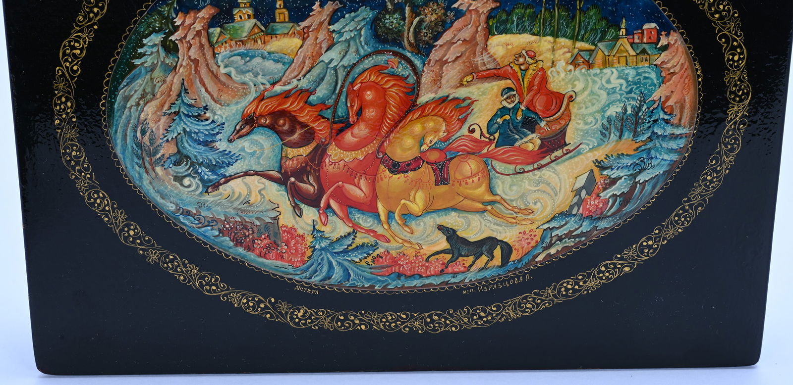 (2) Russian Lacquer Boxes - 4