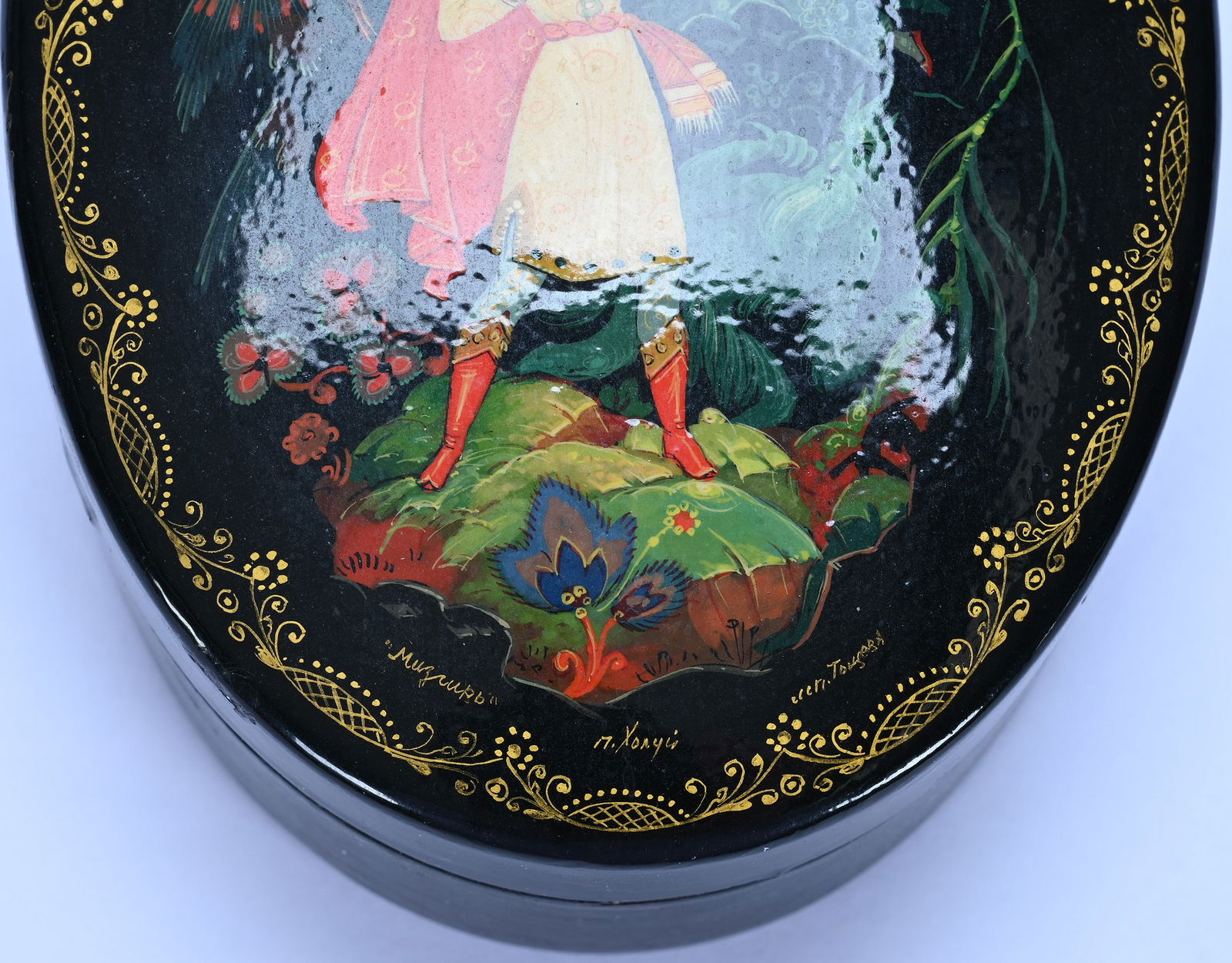 (3) Russian Lacquer Items - 4