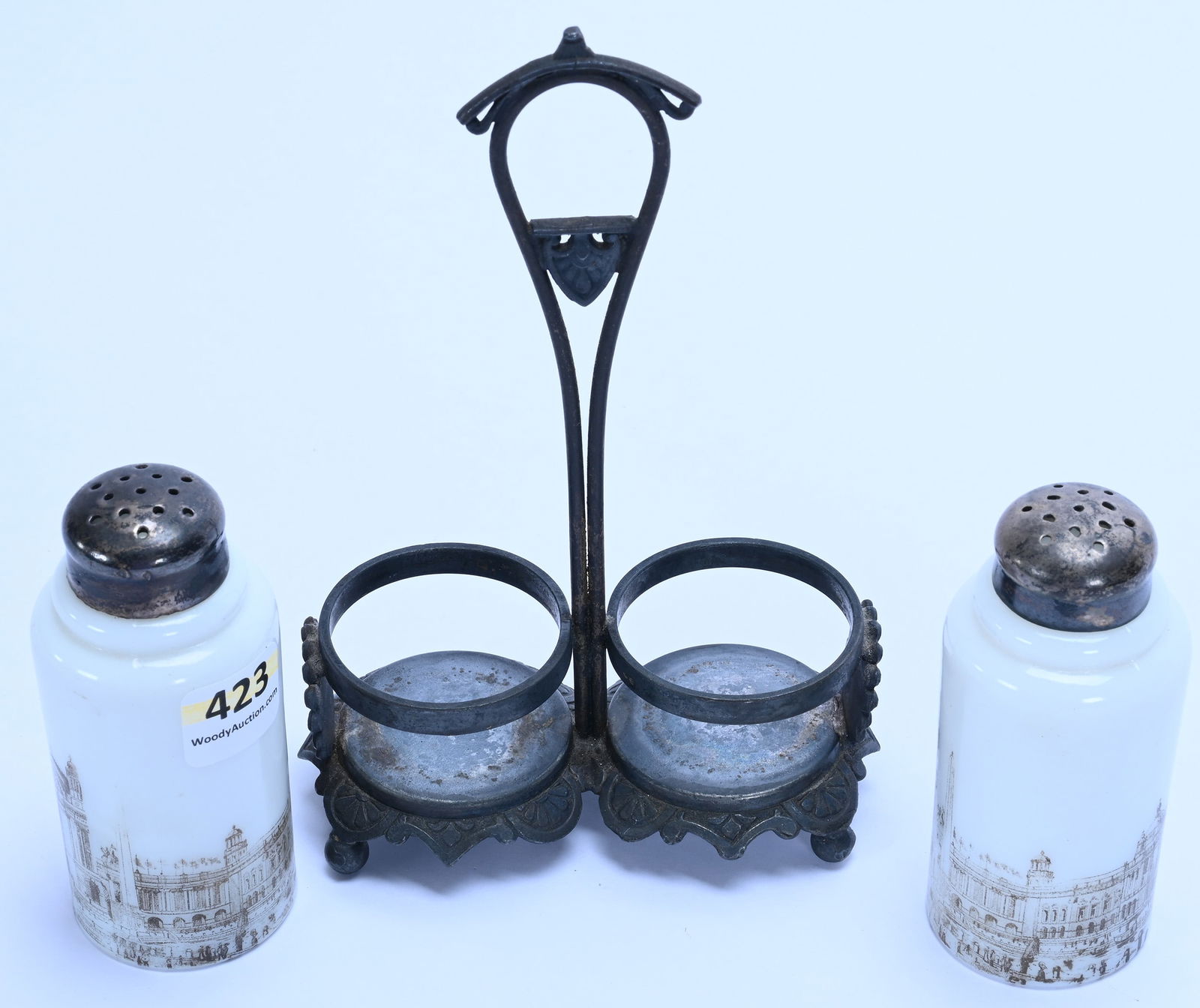 Salt And Pepper Set, White Opalware - 2